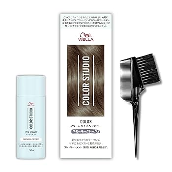 Amazon.co.jp: Wella ウエラ カラースタジオ 3点セット (ヘア