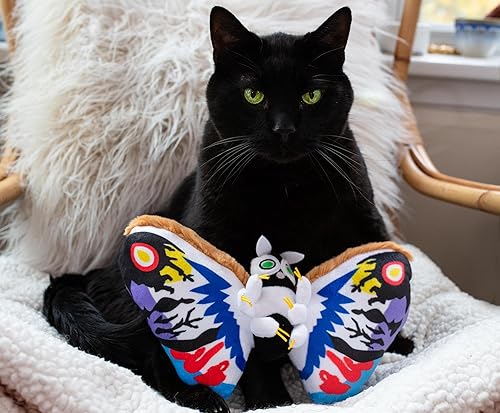 Miniatura 4 de Godzilla Mothra - Juguete de peluche de personaje de Mothra arcoíris de 10 pulgadas, lindos peluches y animales de peluche suaves, accesorios de