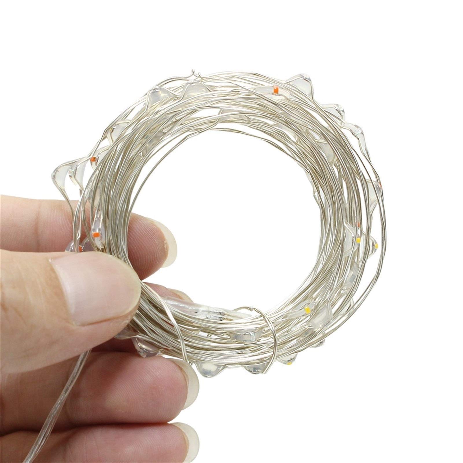 2M 5M 10M LED Cadena de Luces AA Batería Hada Garland Lámpara Iluminación de Vacaciones para árbol de Navidad Decoración de Fiesta de Boda