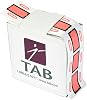 TAB CompuColor Numeric Label Roll, 4, Light Green, 1, 500 Labels/Roll