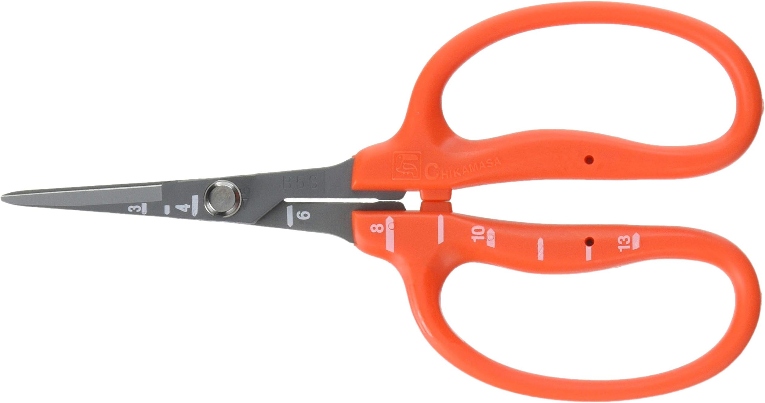 Chikamasa B-500sf Stainless Steel Scissors w/ Fluorine Coating (Resin-resistant)