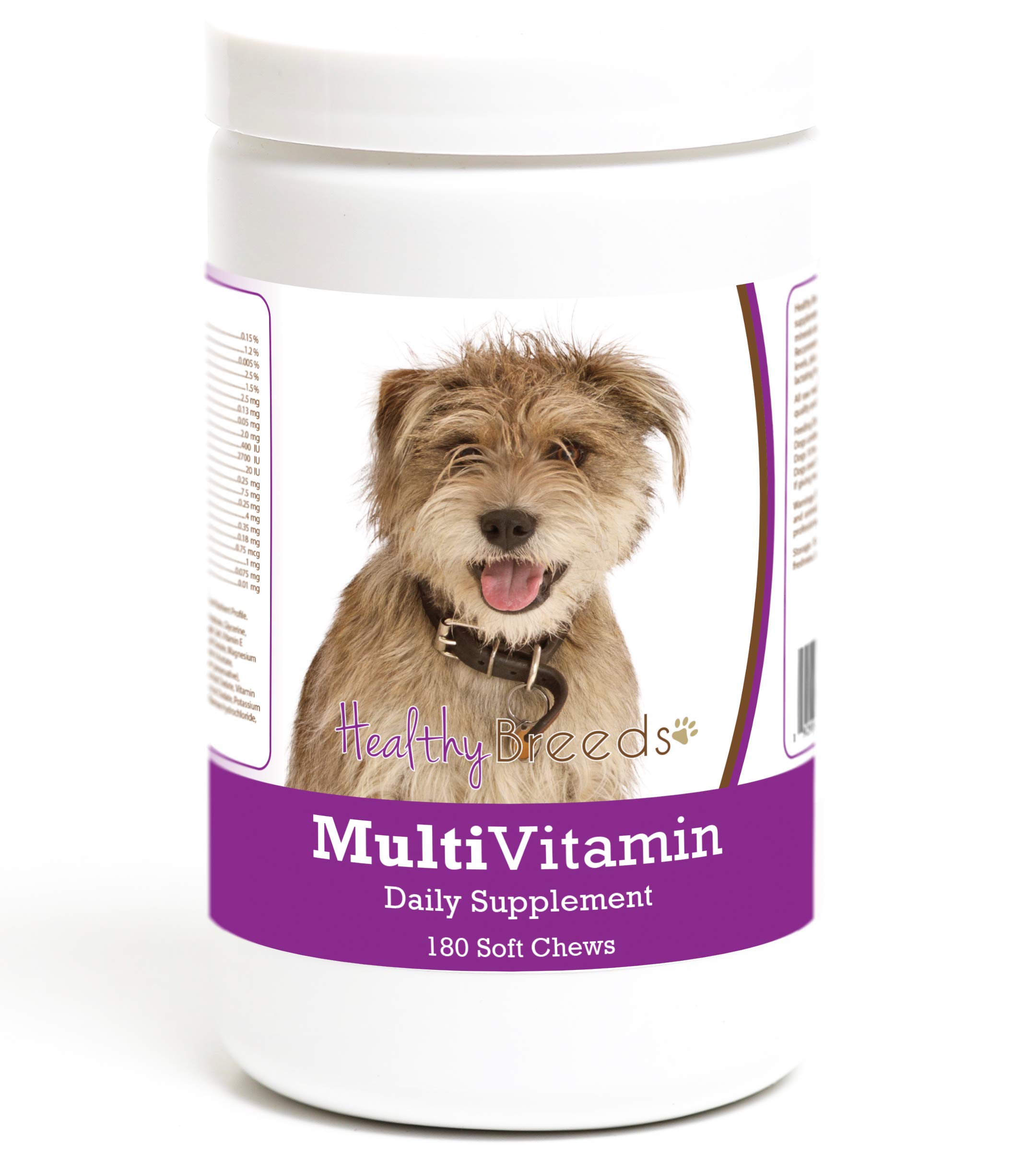 Healthy Breeds Mutt Multivitamin Soft Chew for Dogs 180 Count