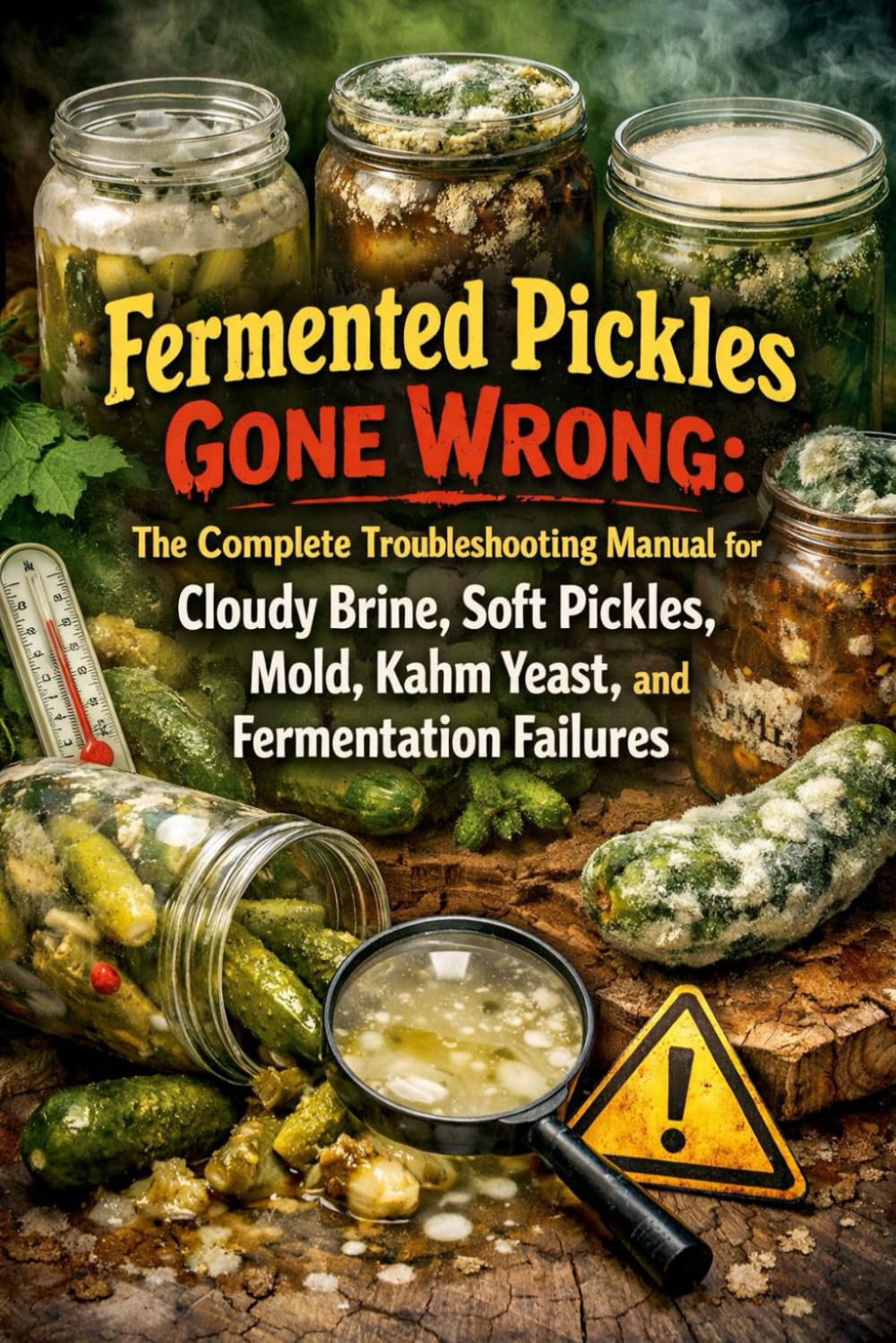 Fermented Pickles Gone Wrong: The Complete Troubleshooting Manual for Cloudy Brine, Soft Pickles, Mold, Kahm Yeast, and Fermentation Failures
