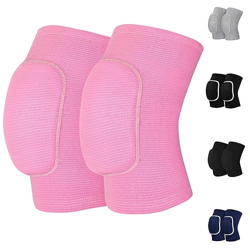 Miniatura 13 de Rodilleras de voleibol para mujeres, hombres, jóvenes, niñas, niños, rodilleras para voleibol, baloncesto, fútbol, baile, yoga, tenis, correr