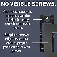 Vista 2 de Pass & Seymour RWP26WCC10 - Plato de pared, plástico, 0.04 onzas (1 gramo), color blanco, RWP262GCC6