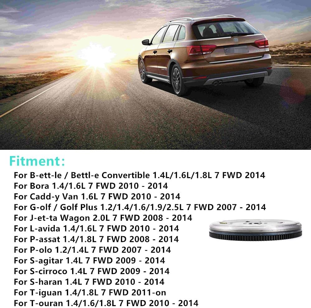 DS-G 7-Speed DQ200 0AM Automatic Transmissiom Gearbox Clutch Flywheel 8 Hole 129 Teeth Compatible With V-W T4 BORA AUD-I SKOD-A GOL-F Car Accessories