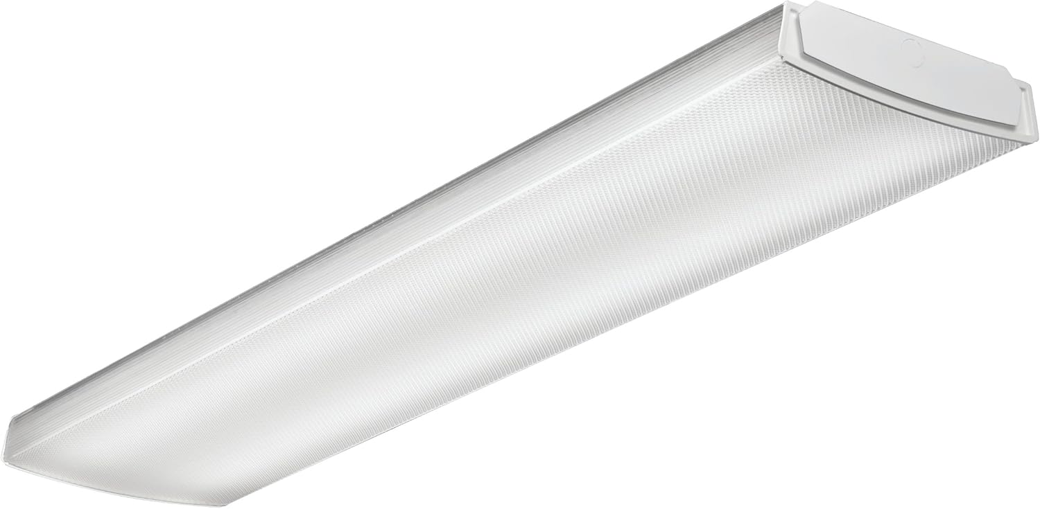 Lithonia Lighting LBL4 LP835 4-Feet Commercial LED Wraparound Indoor Light, White