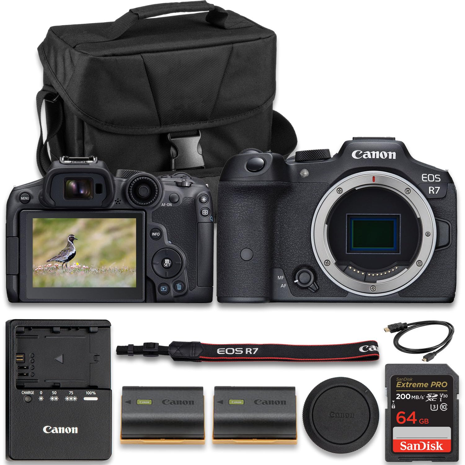 Amazon.co.jp: Canon EOS R7 ミラーレスカメラ 予備 LP-E6NH リチウム