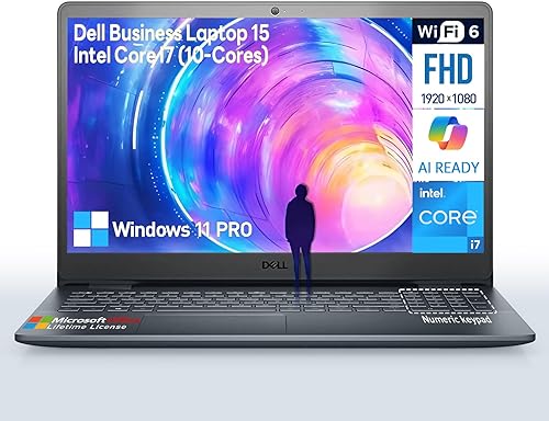 Dell Vostro - Laptop empresarial FHD de 16 pulgadas, Intel Core i7-1260P de 12 generación, Windows 11 Pro, 32 GB de RAM, SSD de 1 TB, HDMI, tipo C,