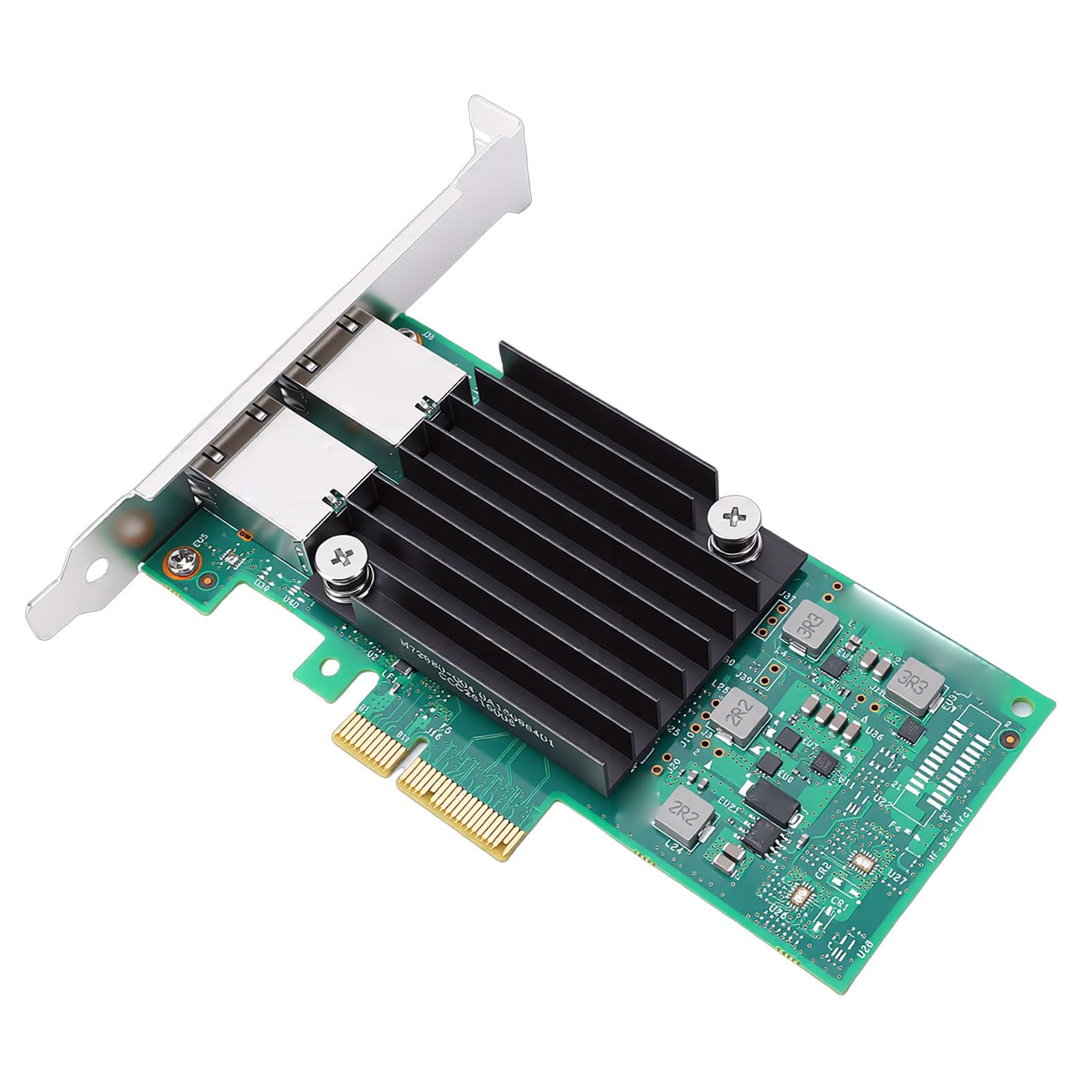 Wysokowydajna Karta Sieciowa 10GbE PCIE z Dwoma Portami RJ45 Zapewniająca stabilną pracę Serwera, Kompatybilna z Systemami, i VMware