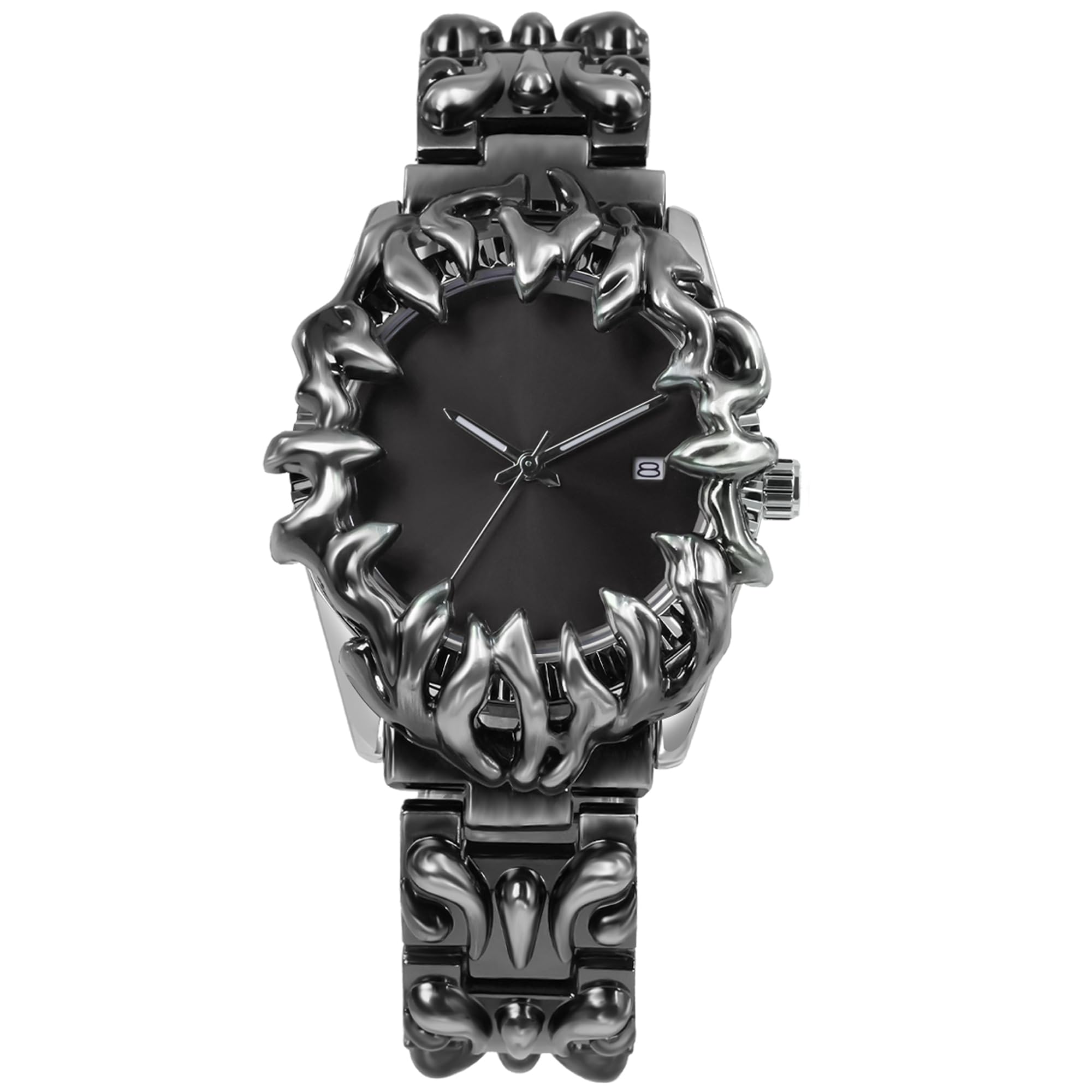 Watch for Men Retro Fashion Vintage Wristwatch Casual Gothic Steampunk Quartz Analog Hand Watches Hip Hop Cool Alien Y2K Male Clock