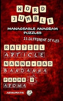 Word Jumble Manageable Anagram Puzzles