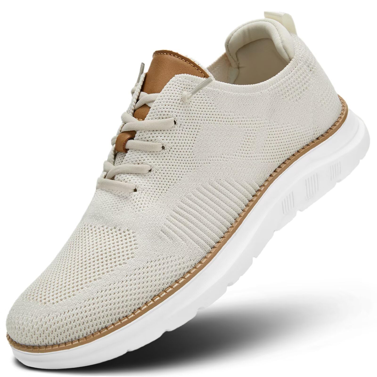 Mens Oxfords Casual Fashion Slip on Shoes Dress Business Sneakers Mesh Work Comfortable Lightweight Soft Sole