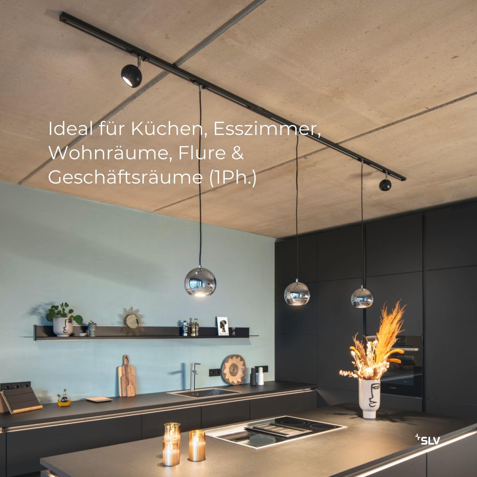 SLV LIGHT EYE Spot für Hochvolt-Stromschiene 1Phasen