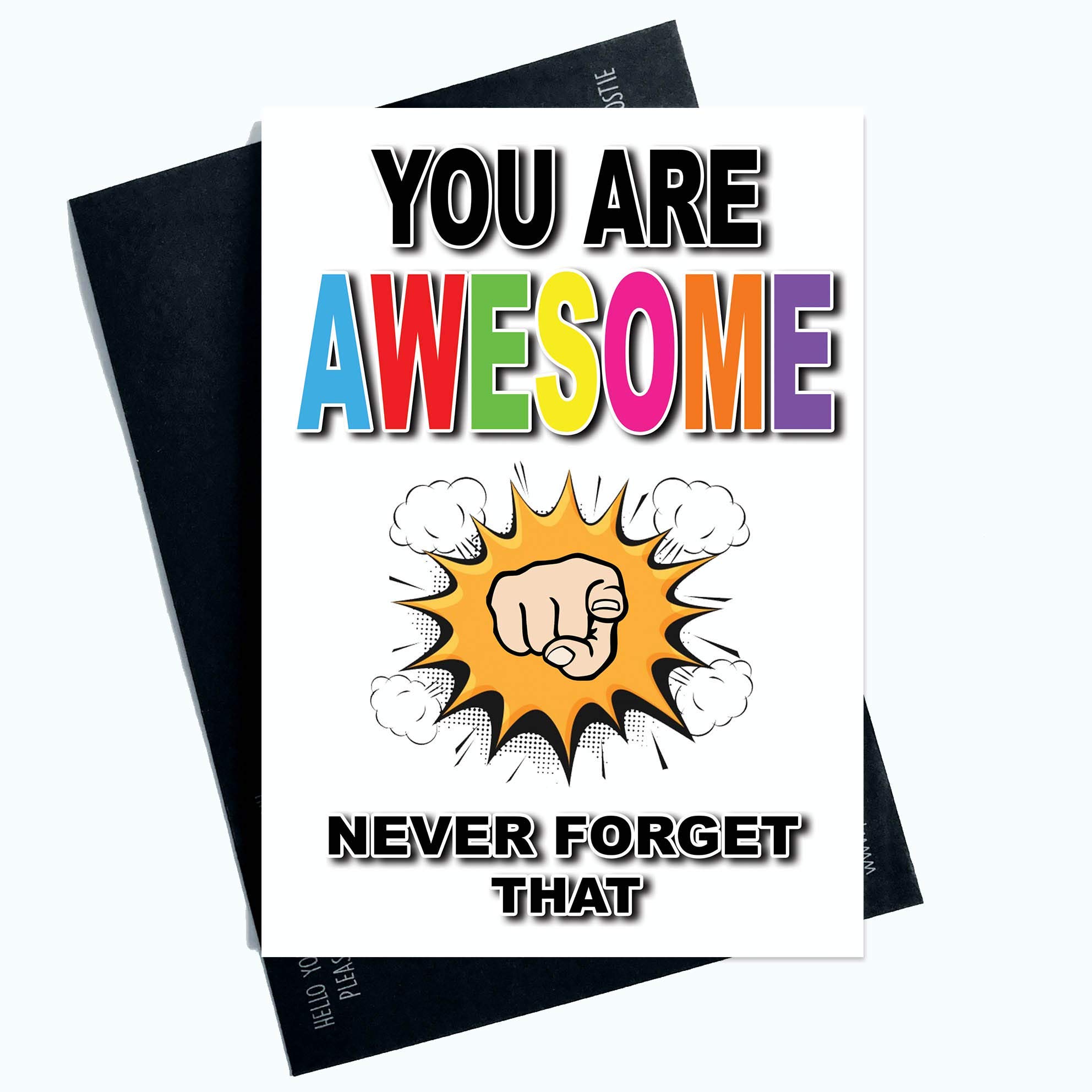 Thinking of You Card Cheer Up You are Awesome Friend Colleague Pick Me Up PC1109