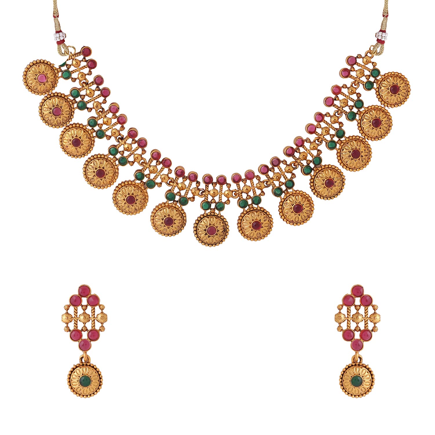 Yellow Chimes Jewellery Set for Women and Girls Kundan Necklace Set | Gold Plated Blue Beads Studded Kundan Choker Necklace Set | Birthday Gift for girls and women Anniversary Gift for Wife (B0C2PGKRNC) Amazon Price History, Amazon Price Tracker