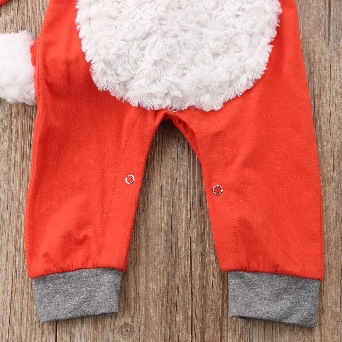 XFGLCK Newborn Infant Baby Girls Boys Halloween Outfit Cartoon Fur Fox Hoodie Romper with Tail - Image 7
