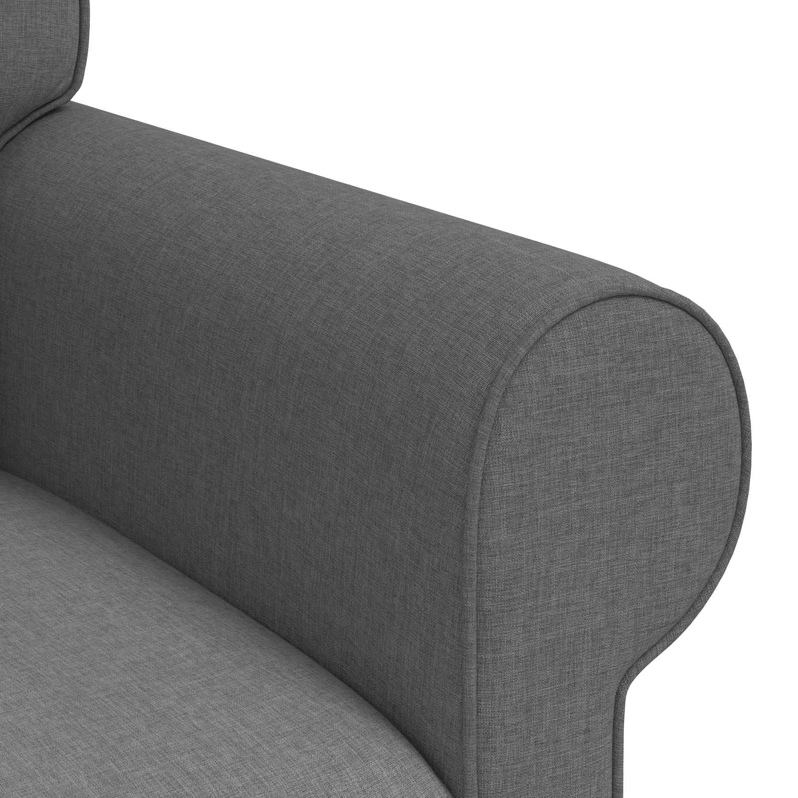 vidaXL Divano Grigio Scuro 175 x 82 x 80 cm Tessuto, Divano Moderno, Design Ergonomico, Arredo Sezionale, Soggiorno Confortevole, Poltrona Contemporanea