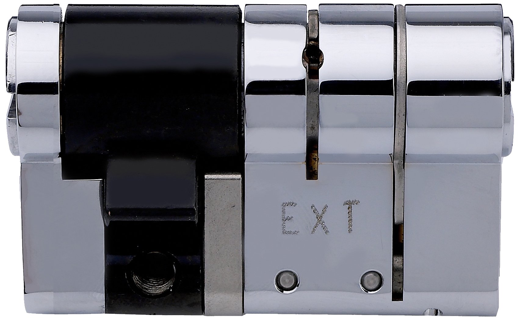 ABS DCABS1035PC 10 x 35mm Avocet Anti-Snap Euro Half Cylinder - Polished Chrome