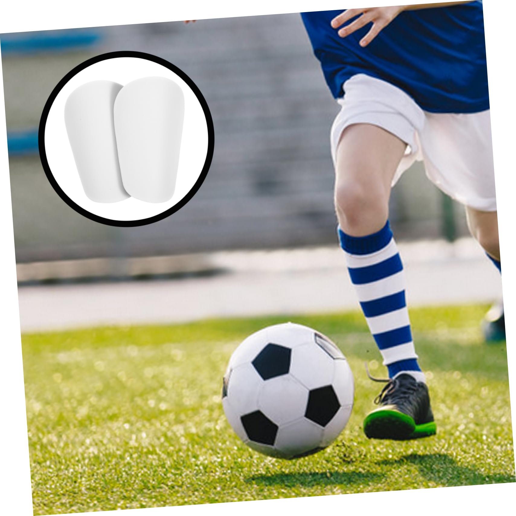 Happyyami 1 Pair Soccer Shin Guards Breathable Protective Shin Pads for Teens Professional Calf Protector for Daily Use