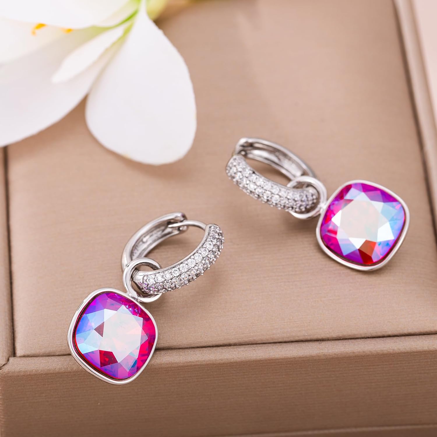Xuping Jewelry Luxury Flexible Drop Earring with Crystal for Women Party Gifts - Image 5