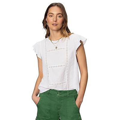 Sanctuary Ruffle Sleeve Shell Women