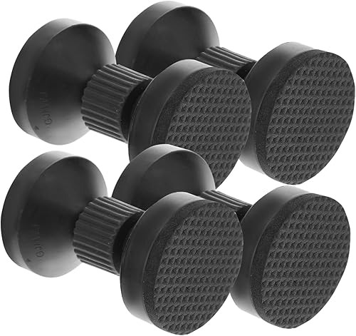 Miniatura 1 de ULDIGI 4 tapones de pared para gabinete, soporte de ruido anormal, parachoques de cama, enchufe de pared, parachoques de gabinete, marco de cama