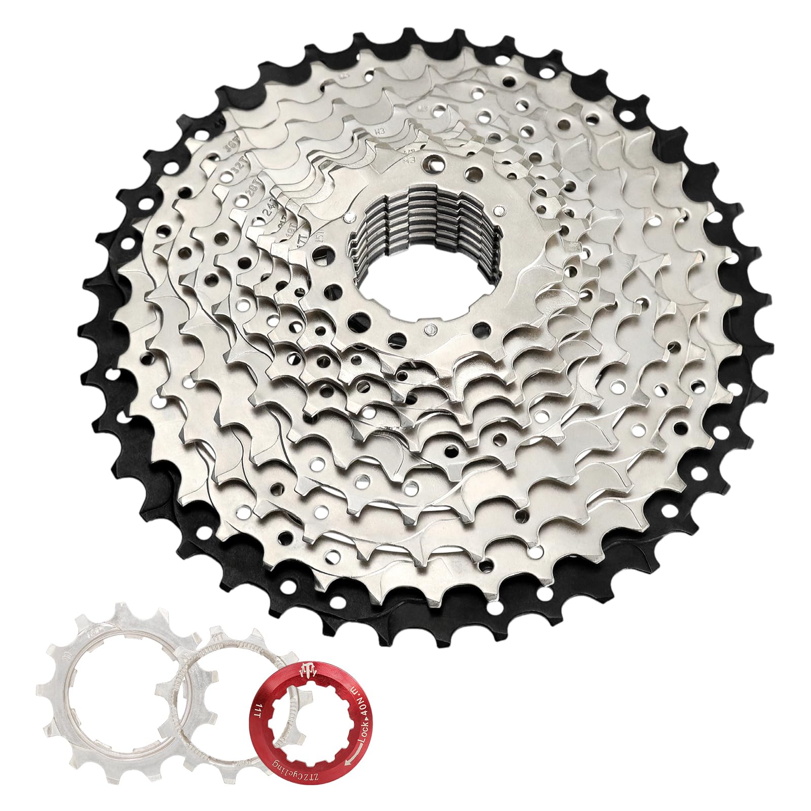 splumzer 8/9/10/11Speed Cassette MTB Cassette 11-28T/32T/36T/40T/42T/46T/50T Fit for Mountain Bike, Road Bicycle, MTB, BMX (11-Speed-11-46T) — image 1