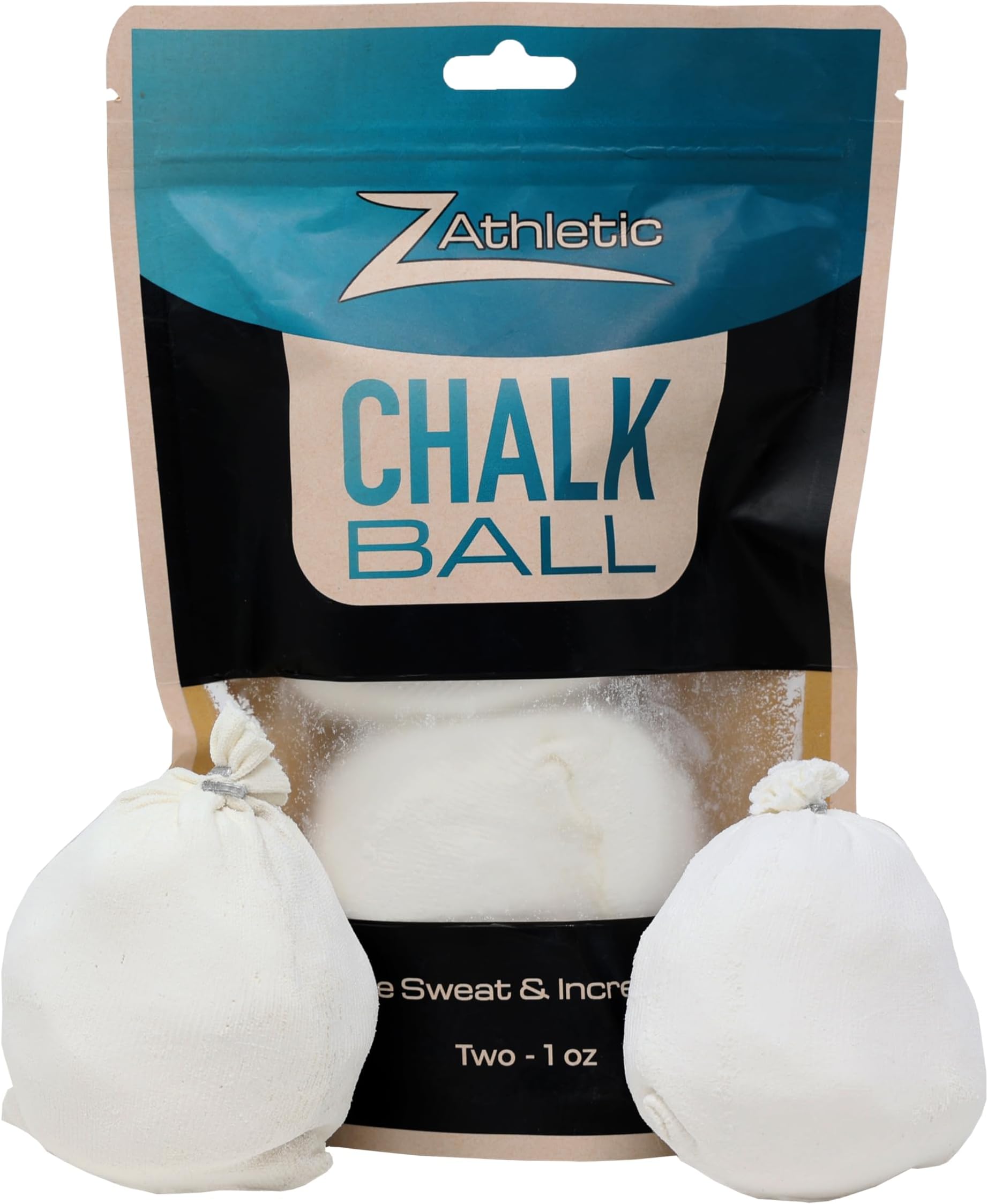 Z ATHLETIC Chalk Balls for Gymnastics, Weight Lifting, Rock Climbing, Gym, Crossfit Multiple Sizes