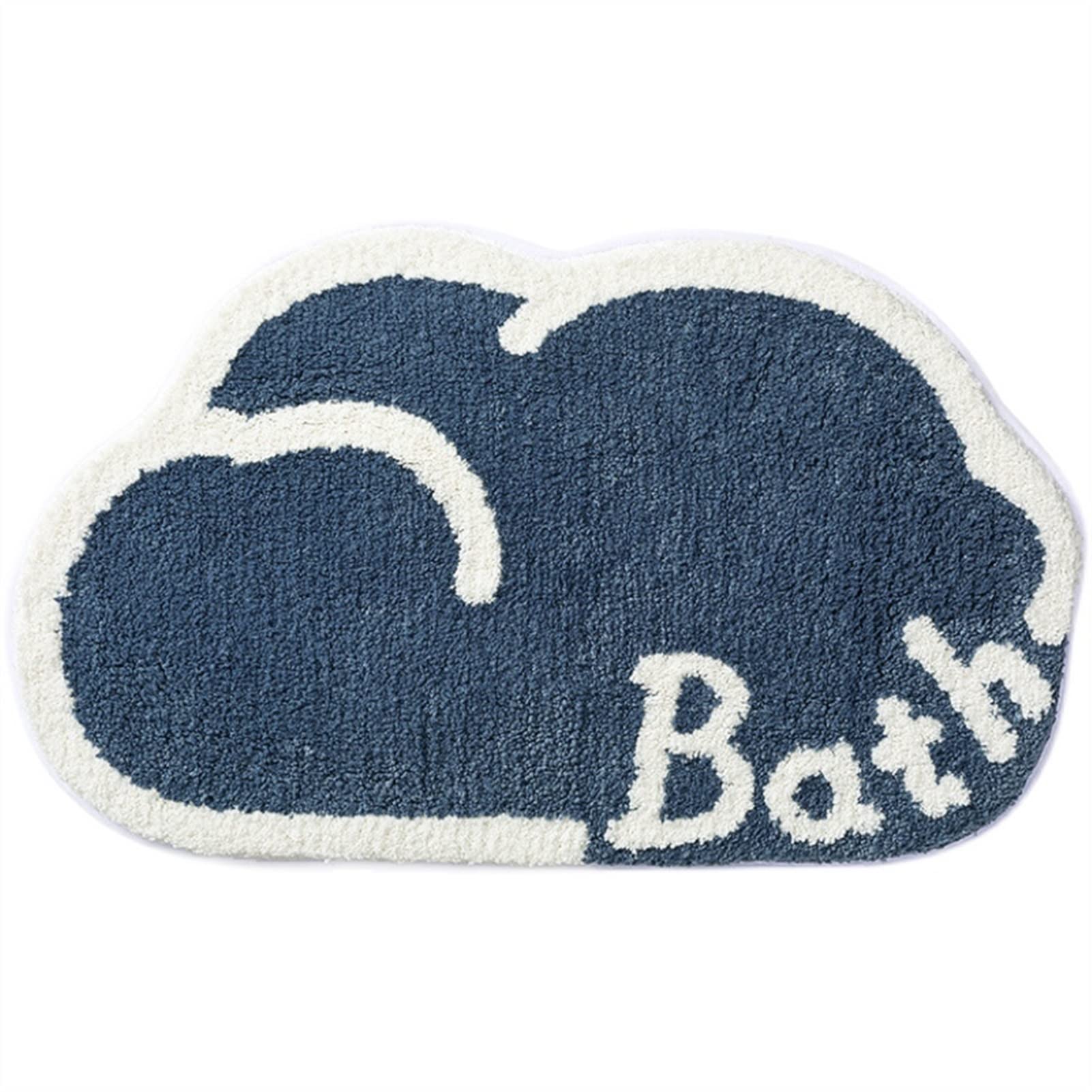Alfombrillas de baño de Microfibra, Alfombrillas de Ducha absorbentes, alfombras de baño Lavables, alfombras de baño Antideslizantes, alfombras de mesilla de Noche, alfombras de Suelo (Blanc