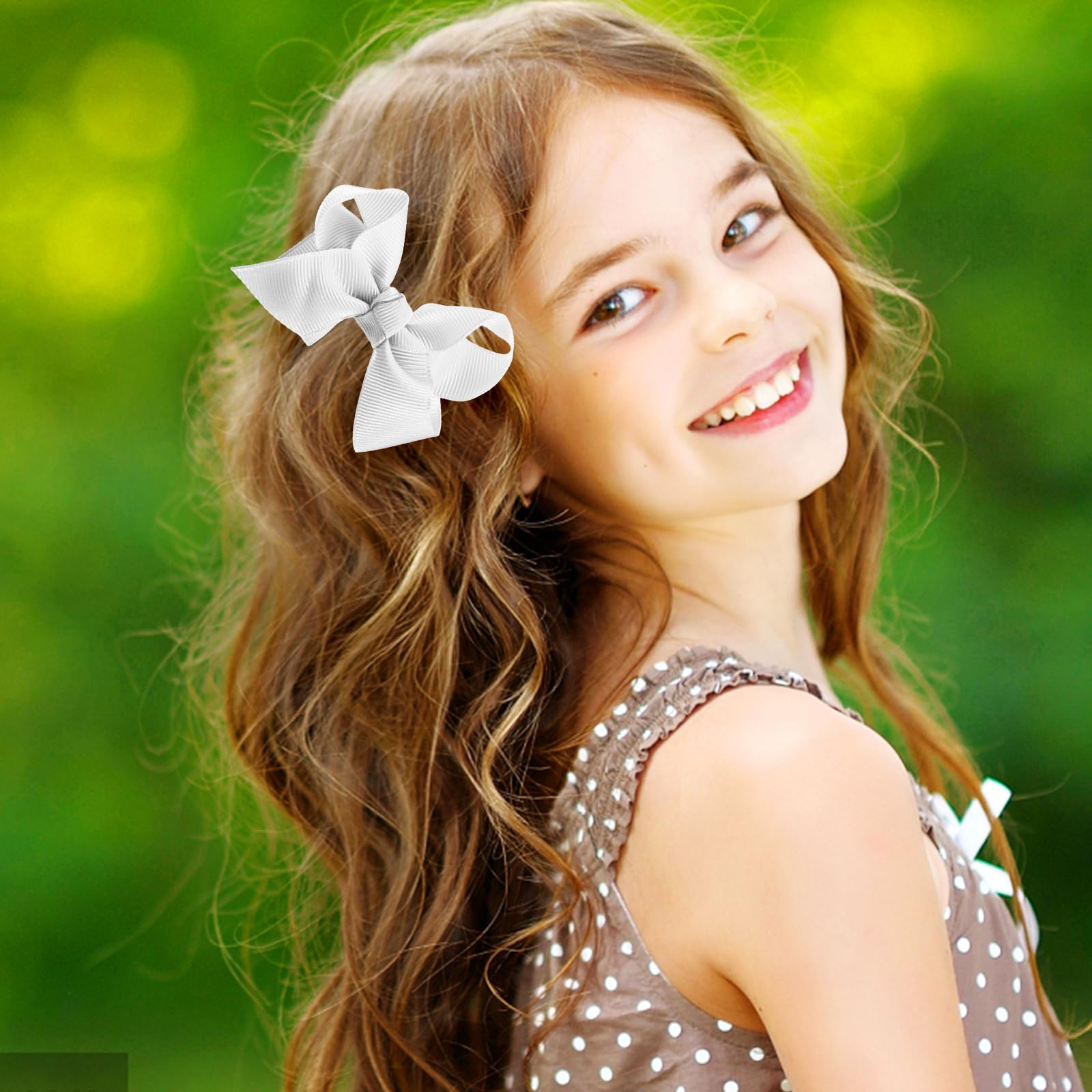 12 Barrettes Pour Bébé Fille - Pinces à Cheveux Déco Avec Nœuds - Accessoires Pour Enfants - Cadeau Mignon