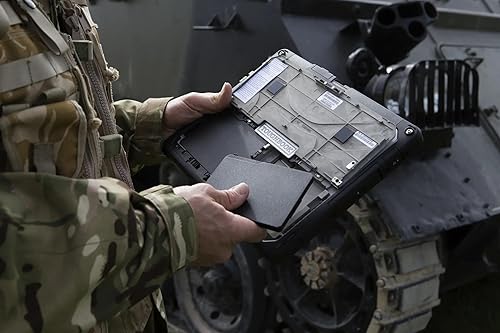 Vista 52 de Panasonic Toughbook 33, CF-33, Intel i5-7300U, 12" QHD Touch+Digitizer, 8GB RAM, 256GB SSD, cámara web, cámara trasera de 8MP, dGPS, 4G LTE, láser