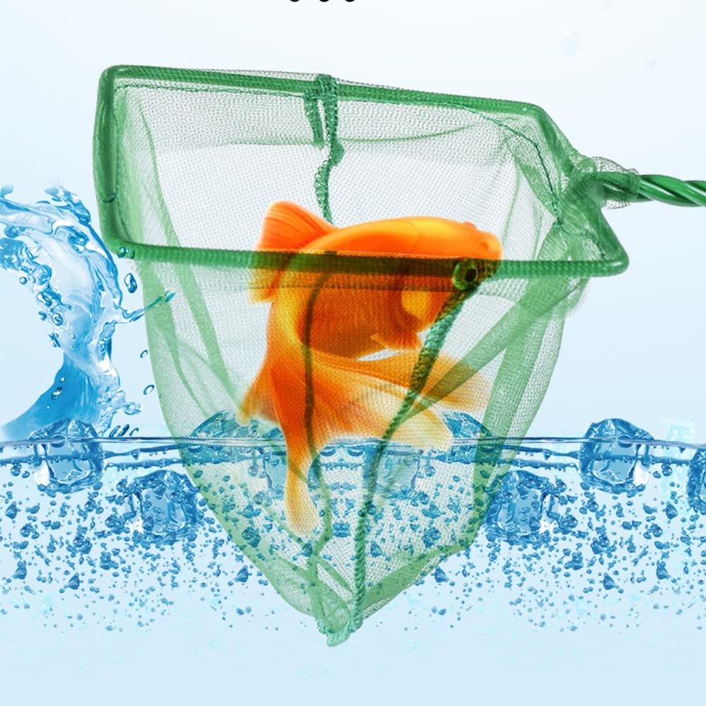 3 Piezas Red Peces Acuario Pequeña, Redes para Acuarios, 12 x 10,5 cm Aquarium Net para Accesorios Peceras y Acuarios