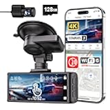 REDTIGER 4K Dash Cam Front and Rear, STARVIS 2 Sensor, Touch Screen 3.18