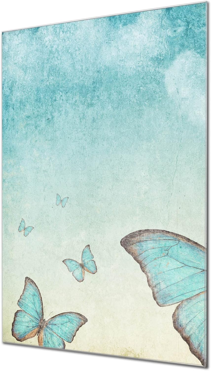 Banjado Glas Magnettafel Lavendel - Magnetwand 110x55cm Als Memoboard