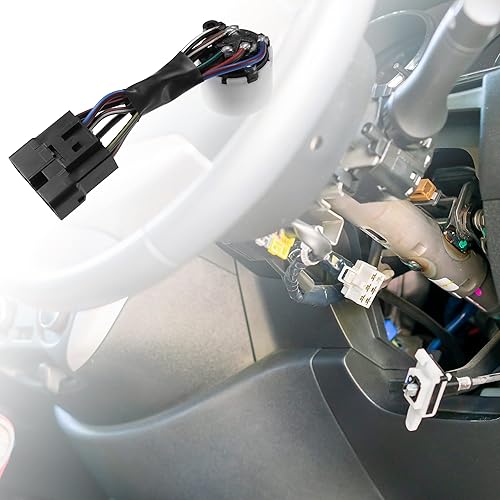 Miniatura 3 de X AUTOHAUX 1 unids 84450-35130 Interruptor de encendido Interruptor de llave de encendido para Toyota Hilux 4Runner Pickup Negro Blanco