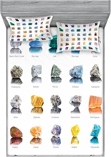 Miniatura 168 de Ambesonne Juego de sábanas bajeras y fundas de almohada occidentales, sombrero de vaquero con temática del salvaje oeste y cuerda de ganadería vieja