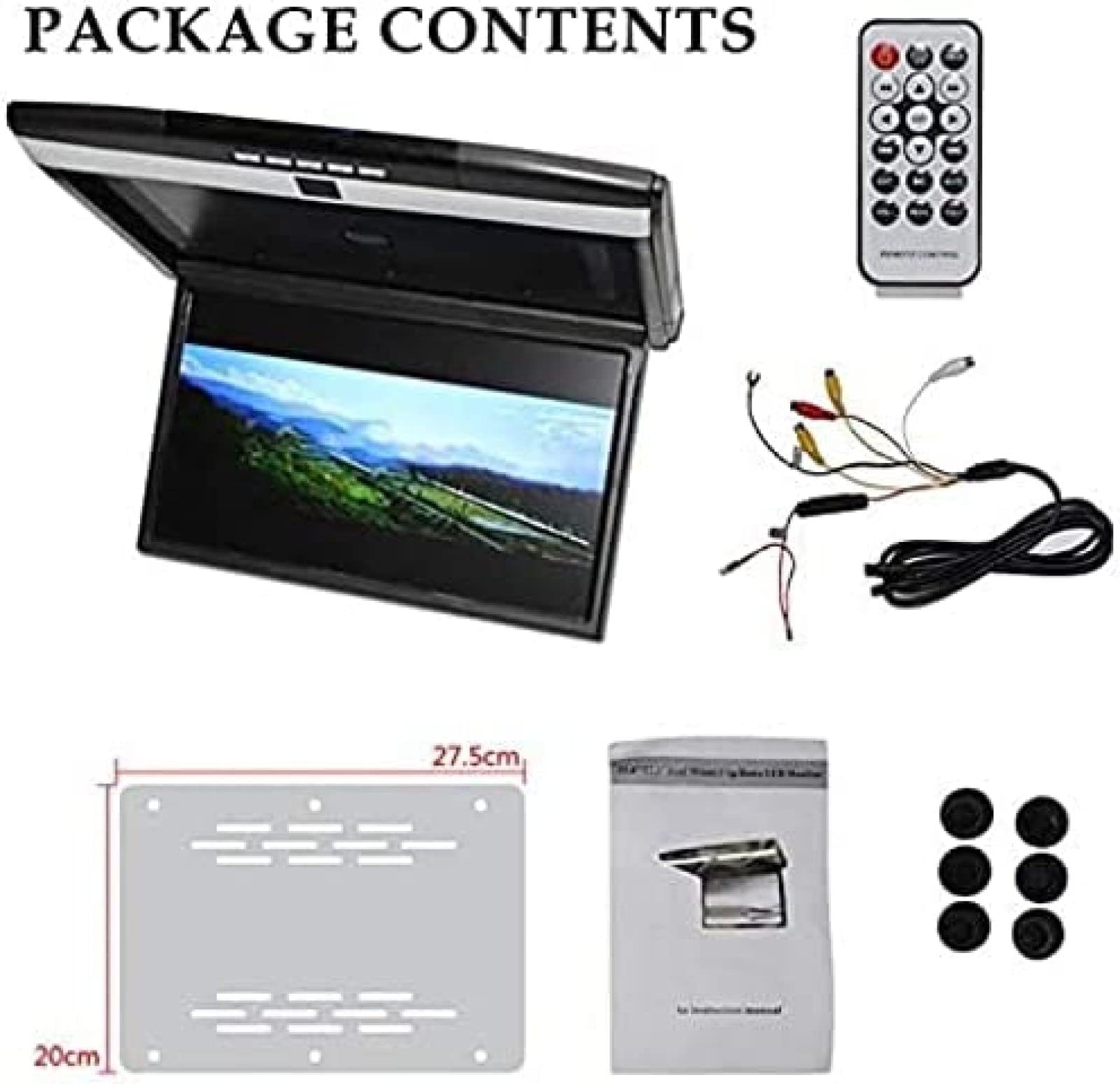 13.3インチ ルーフマウント MP5プレーヤー Amazon.co.jp: カーステレオ ダブルディン Bluetooth カーラジオ