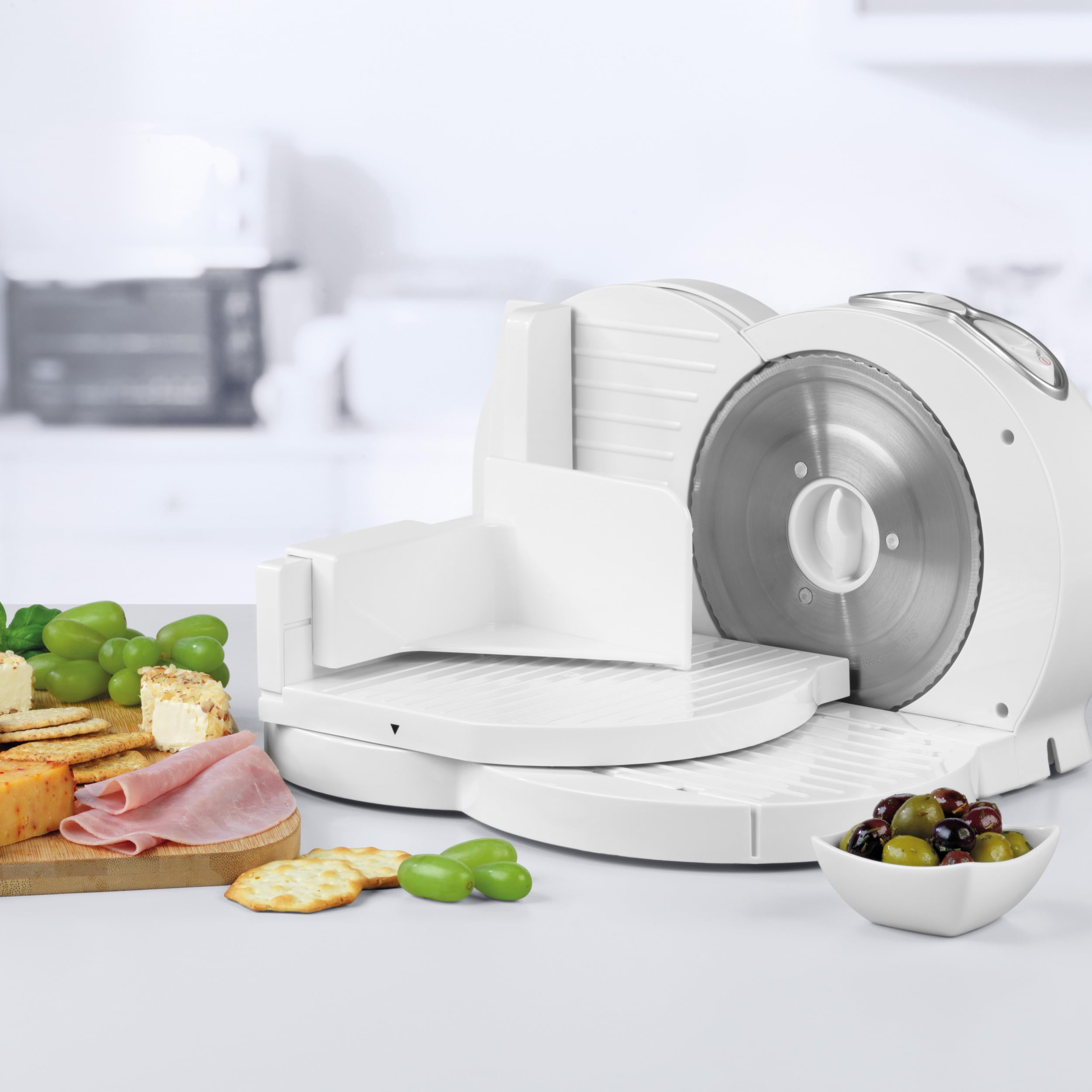 Image secondaire de Trancheuse Électrique Progress 150W avec Épaisseur Réglable et 3 Vitesses