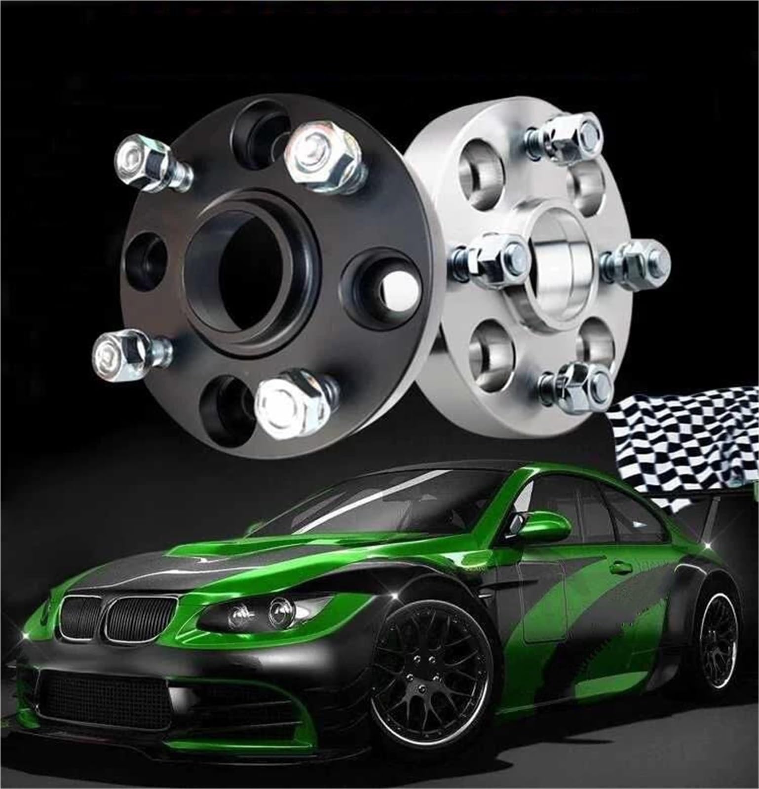 Distanziali Per Ruote Auto 4x108 Hubcentric 63,4 Mm Adattatore Allargamento In Alluminio Accessori Per Ford Per Fiesta ST Mk7 Kit esteso(20mm)