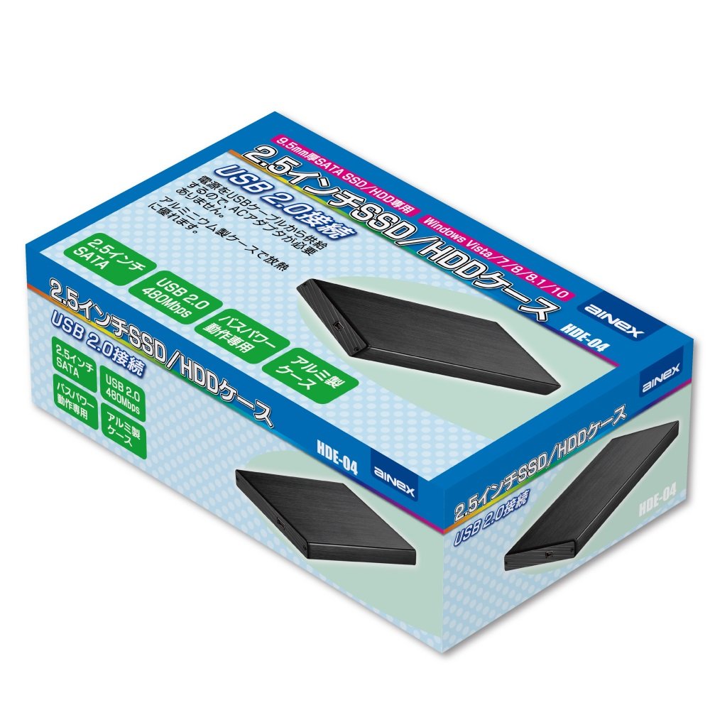 2.5インチ SSD 4個セット！ Amazon.co.jp: アイネックス USB2.0接続 2.5インチSSD/HDDケース