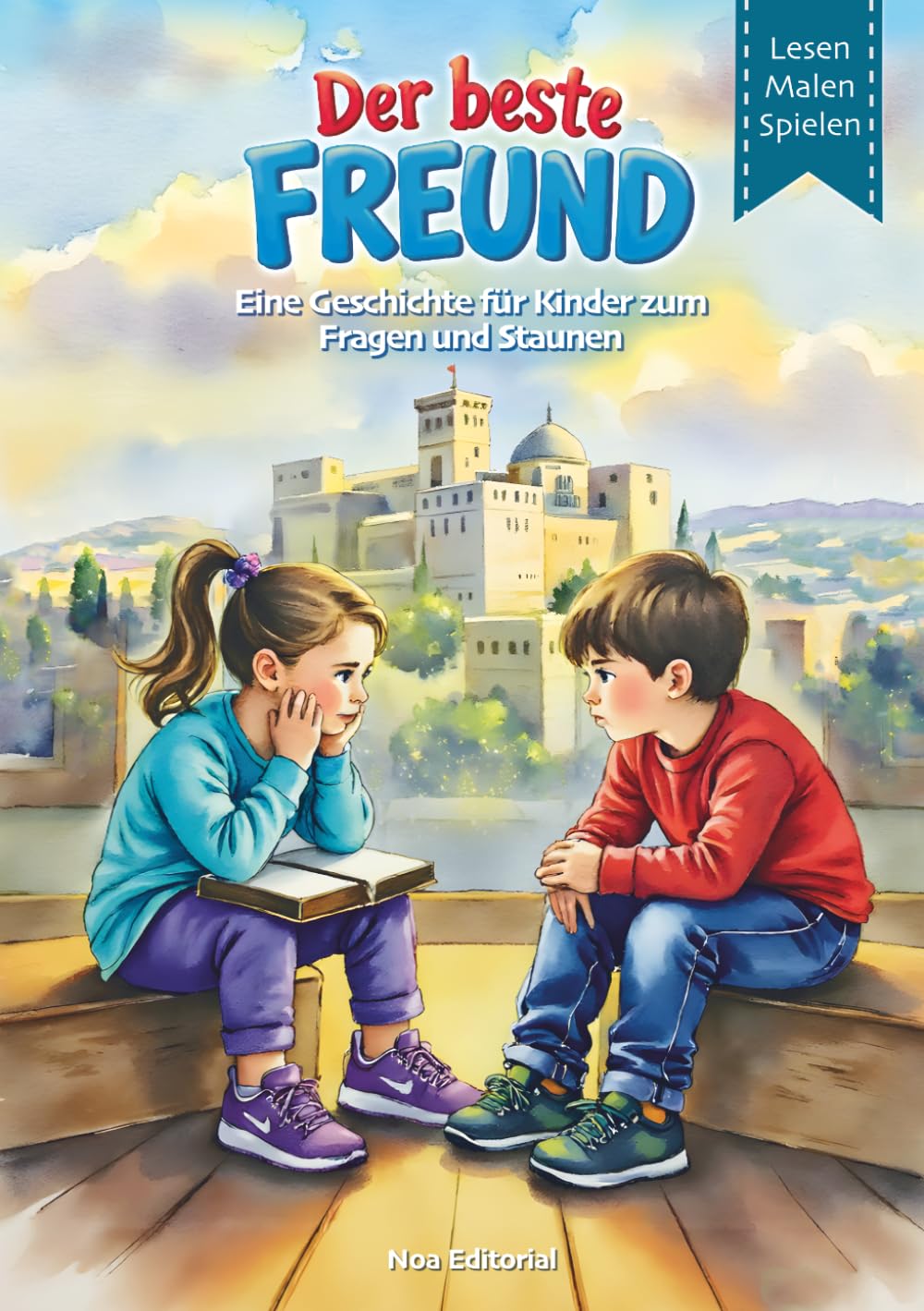 Der beste Freund: Ein liebevoll gestaltetes Kinderbuch über Jesus, Freundschaft, Glauben und Hoffnung – mit Illustrationen, Ausmalbildern, Rätseln und Labyrinthen