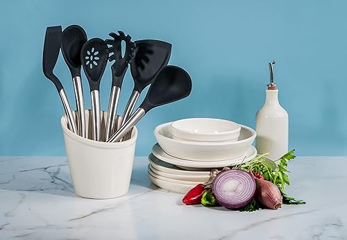 Miniatura 5 de Cuisipro Cucharón de silicona de 12.25", negro