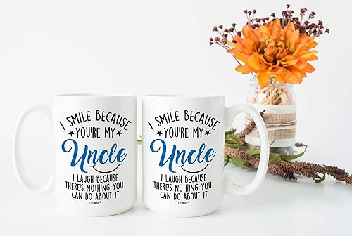 Miniatura 4 de Regalos de Navidad para tío de sobrina, el mejor regalo para tíos ideas de sobrino, regalo de cumpleaños divertido fresco tazas de café para tío
