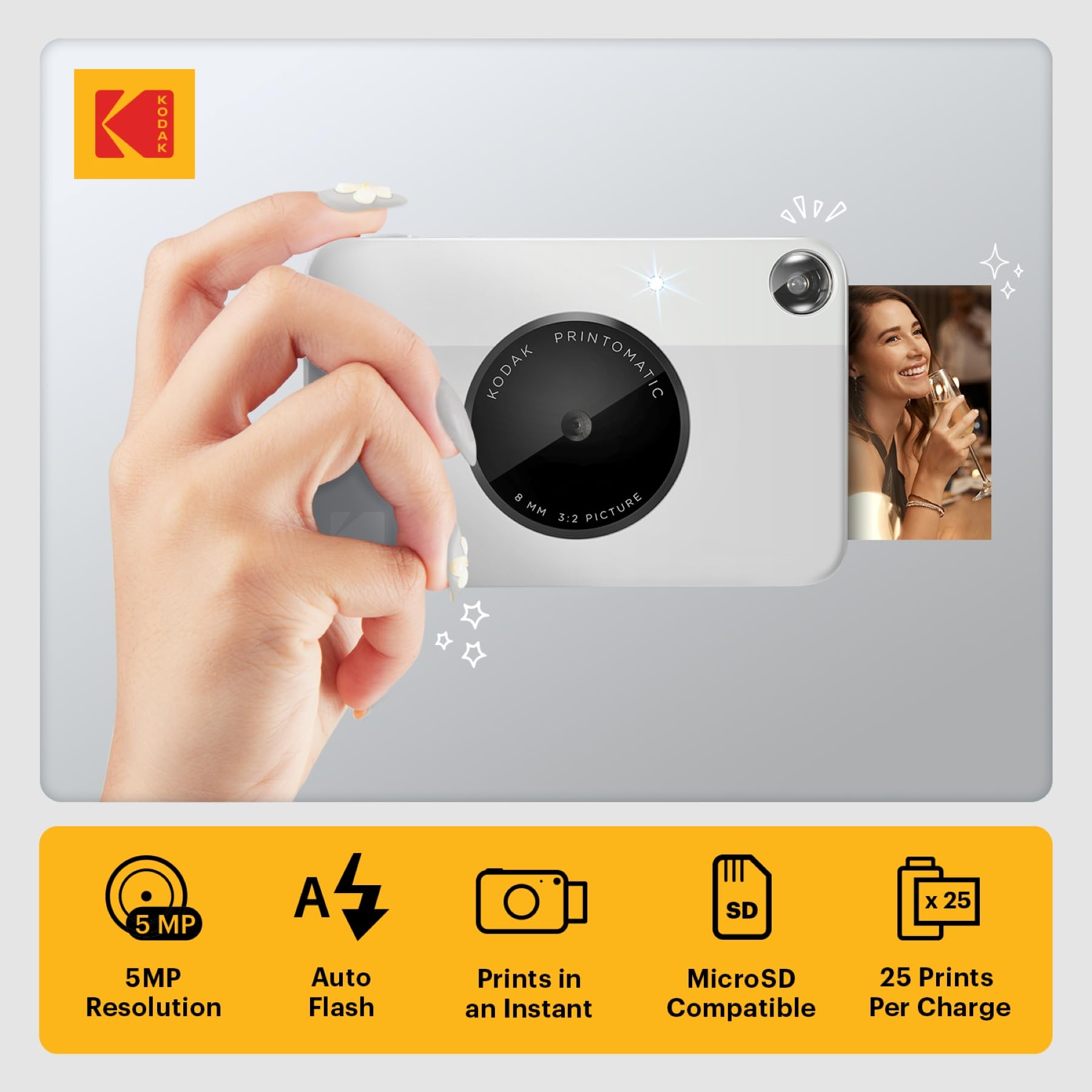 Amazon.com : KODAK Printomatic Full-Color Instant Print Digital