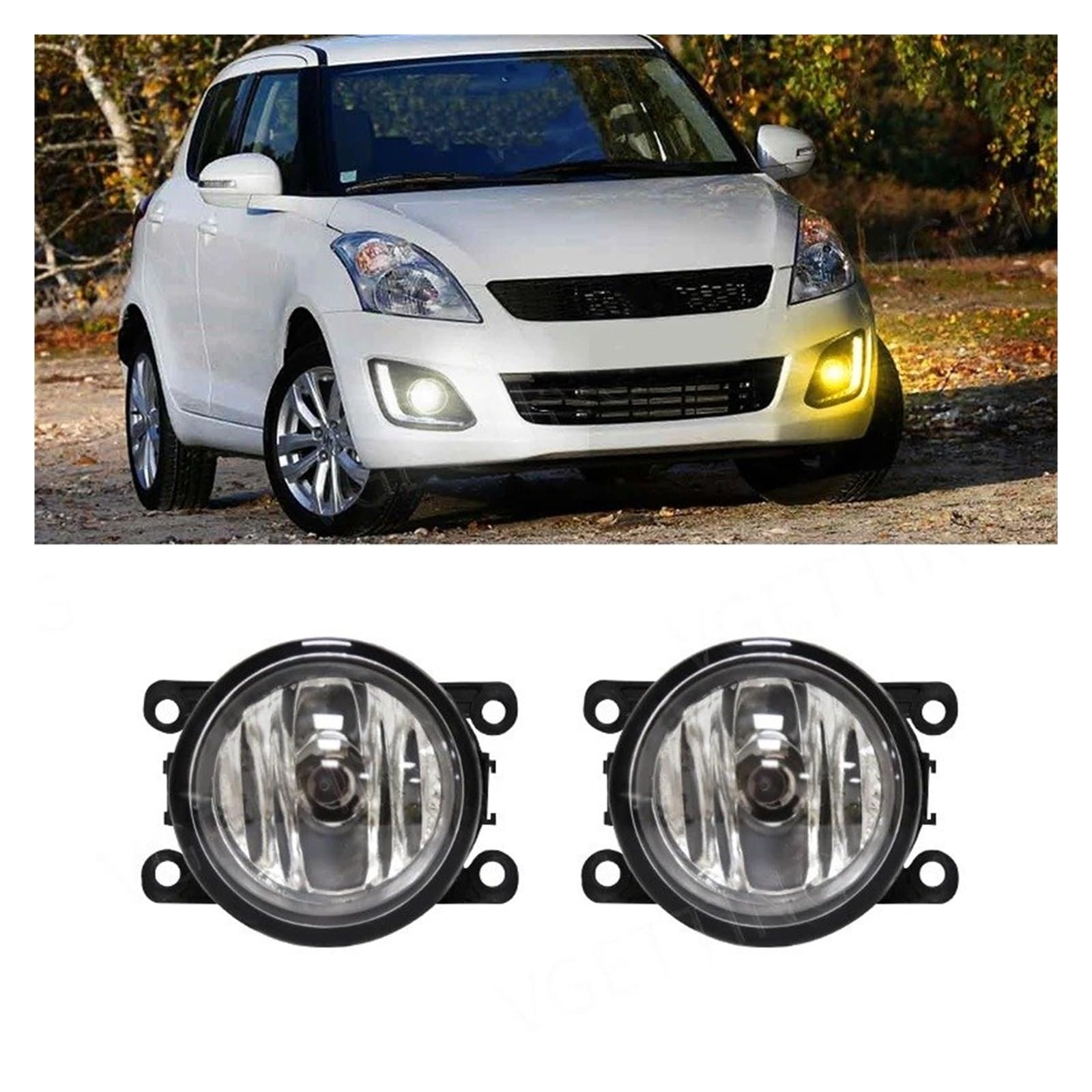 Luces Antiniebla Faros Antiniebla Para Duster Megane 2 3 Para Koleos Para Logan Para Scenic Para Kadjar Kangoo Para Fluence L30 Parachoques Delantero Antiniebla(Halogen)