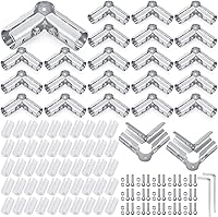 Shimeyao 20-Pack 90° Stainless Steel EMT Conduit Clamps for 1/2" Pipe OD 19.1mm - Incl. Wrenches & 60 PE Shims