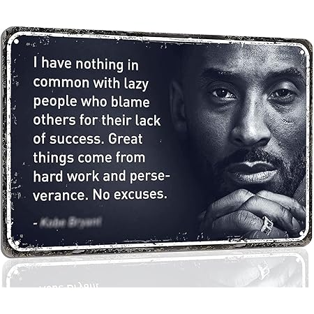 Lakers Poster Black Mamba Mentality Poster (16x24