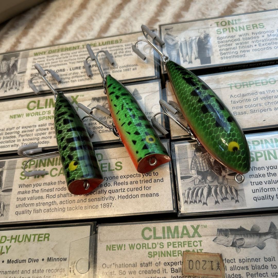 バス釣りルアー　ヘドン　ザラスプーク　チャガースプーク　オールド　セット バス釣りルアー ヘドン ザラスプーク チャガースプーク オールド