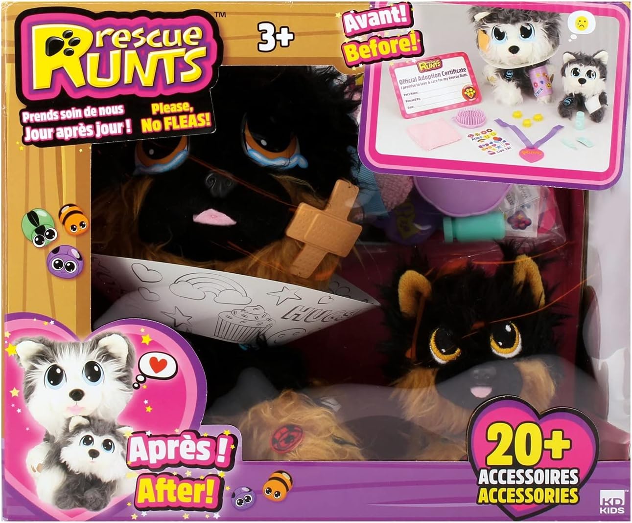 Rescue Runts Husky y su bebé – S21015 (Taldec S21017)